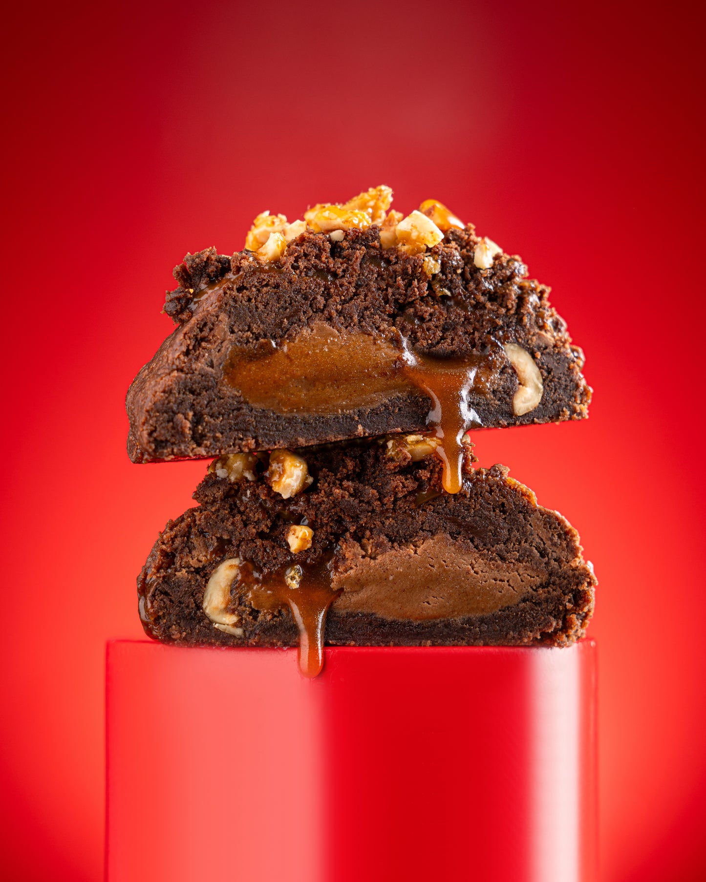 Candied Hazelnut Brownie Chonker